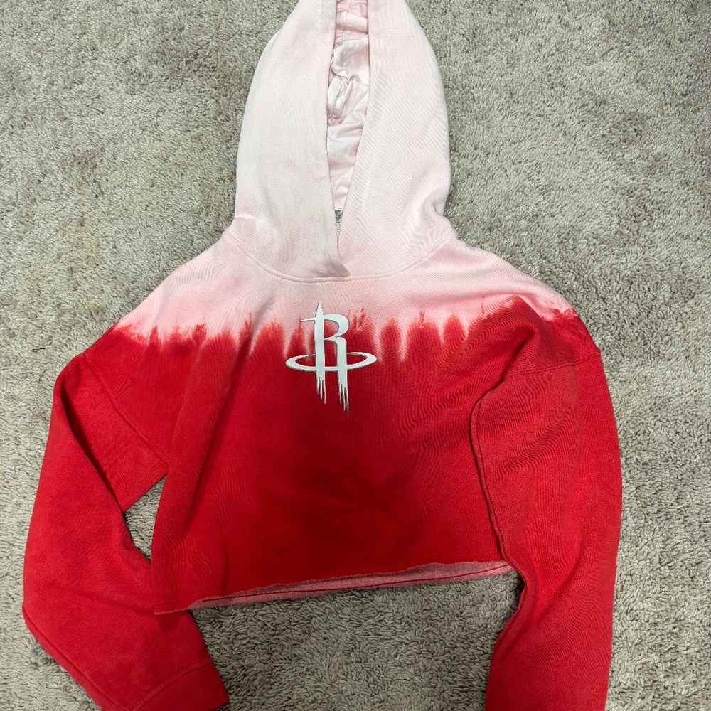 Girls Houston Rockets cropped sweater size 10/12